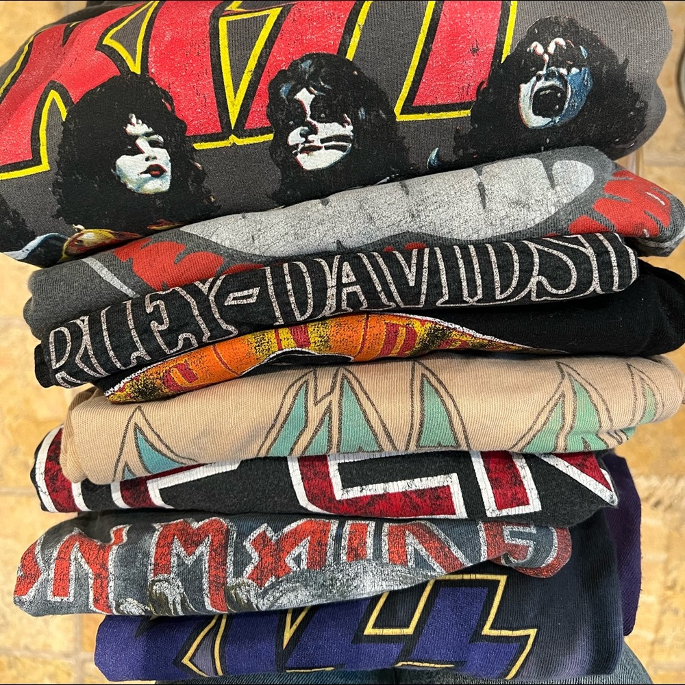 Bundle of band tees